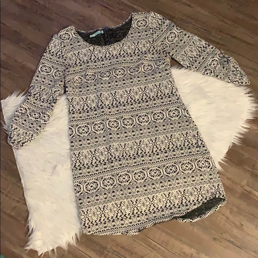 Aztec Print Dress
